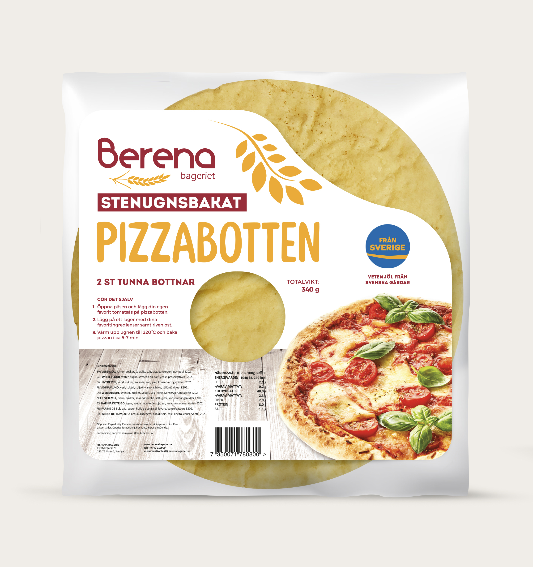 Tannour Bröd Vetemjöl